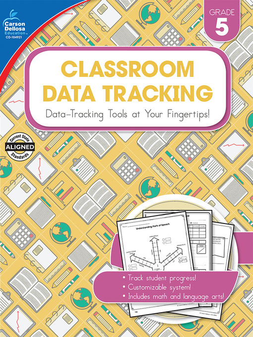 Title details for Classroom Data Tracking, Grade 5 by Carson Dellosa Education - Available